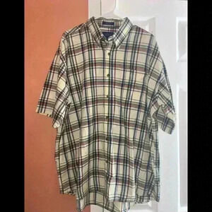 Enro Men’s Plaid Button Down Shirt